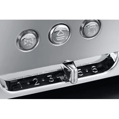 Russell Hobbs Luna Copper Accents 2 Slice Long Slot Toaster - Image 4