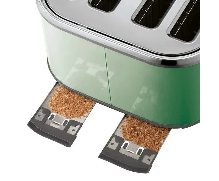 Russell Hobbs Stylevia 4-Slice Toaster – Sage Green - Image 4