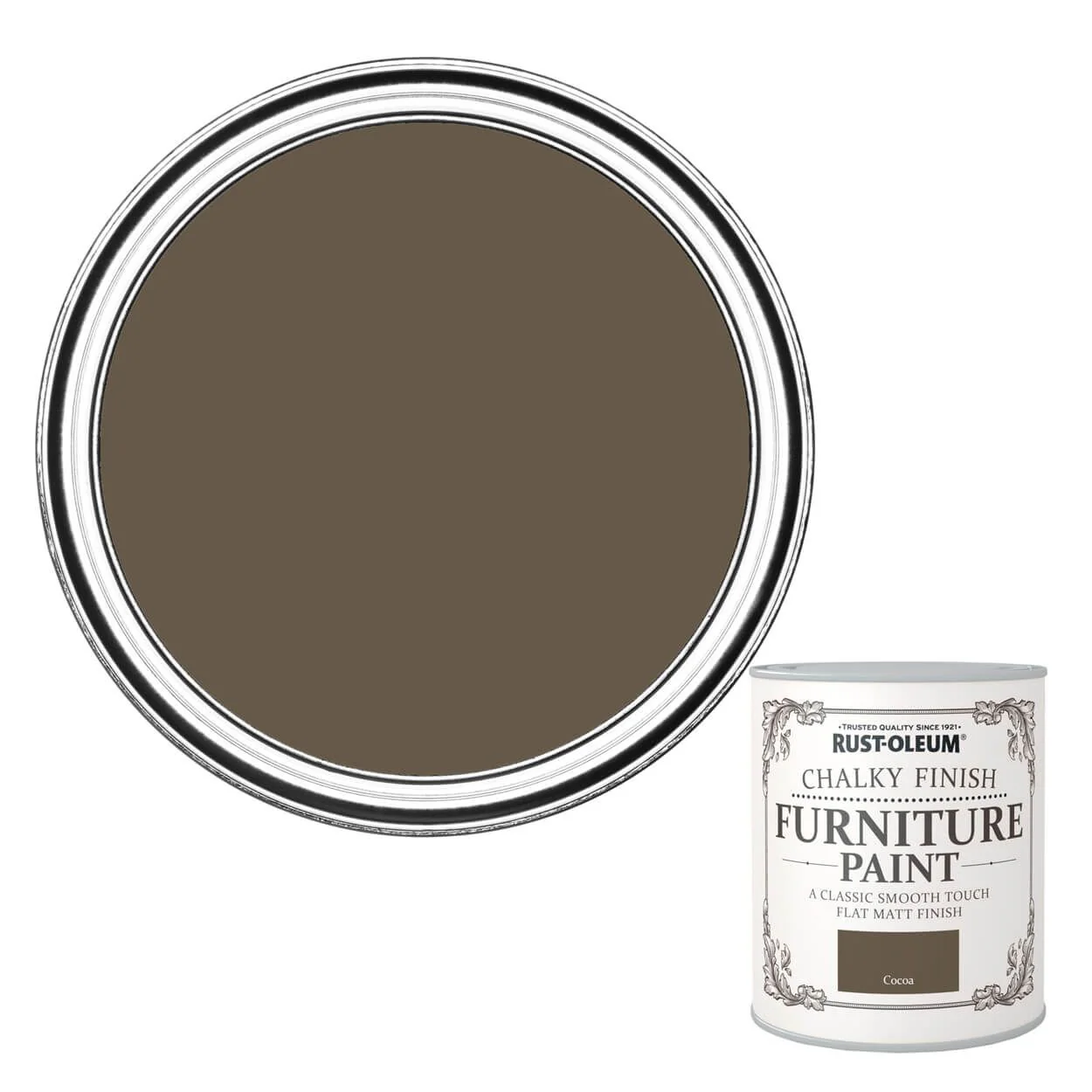 Rust-Oleum Chalky Finish Furniture Paint - Cocoa