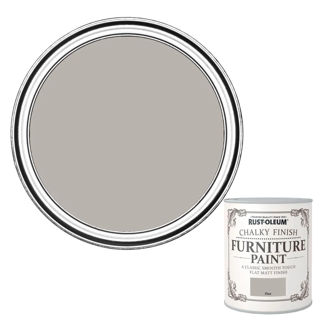 Rust-Oleum Chalky Finish Furniture Paint - Flint