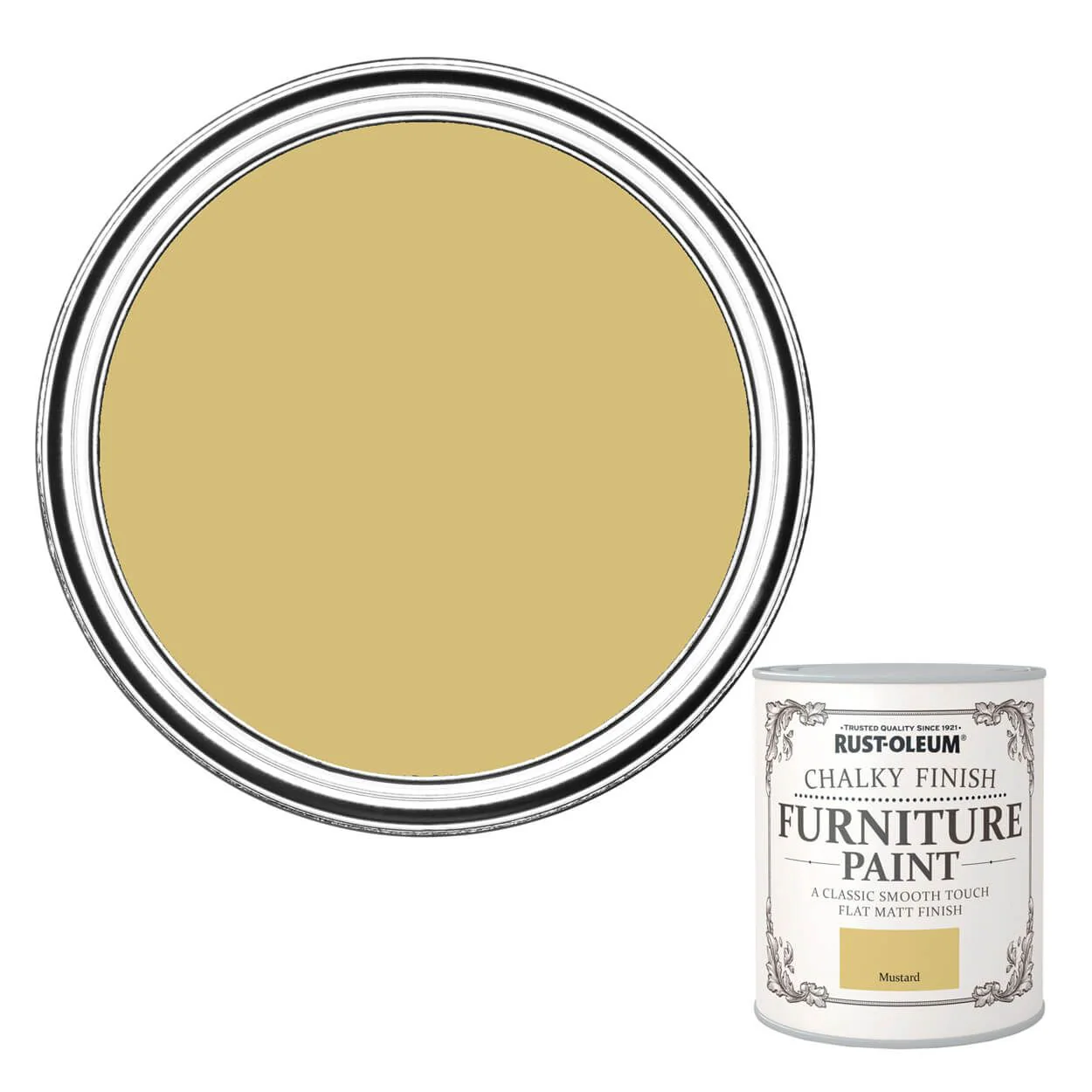 Rust-Oleum Chalky Finish Furniture Paint - Mustard