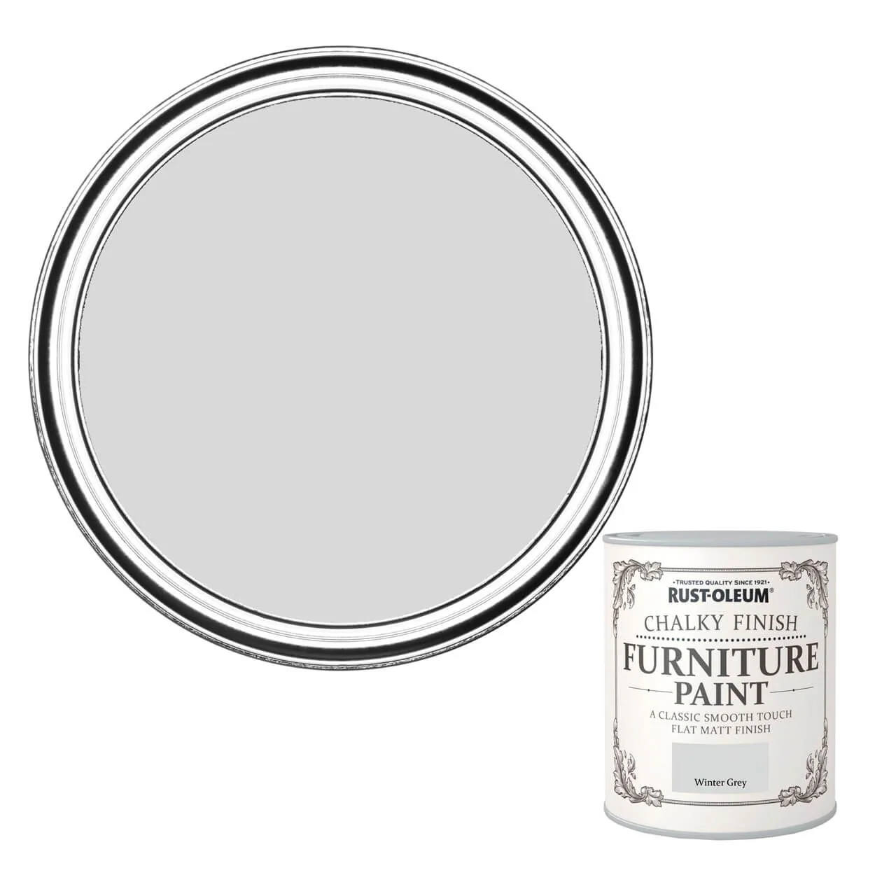 Rust-Oleum Chalky Finish Furniture Paint - Winter Grey
