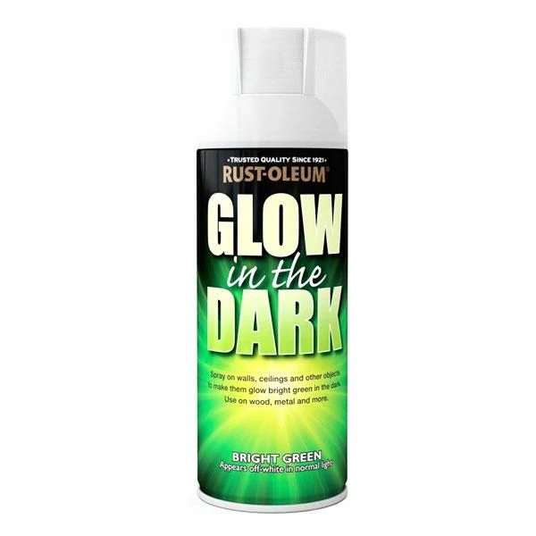 Rust-Oleum Glow In The Dark 400ML - Bright Green