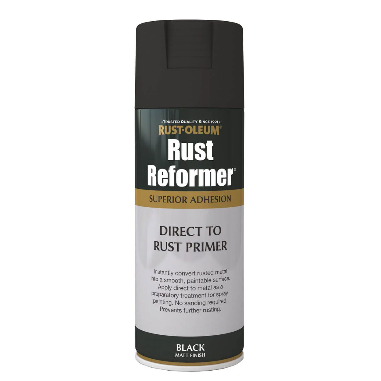 Rust-Oleum Rust Reformer 400ML - Black Matt