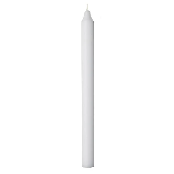 Rustic candle 2.2 x 29cm – White