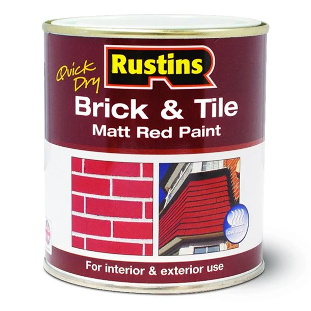 Rustins Brick & Tile Red Matt Paint