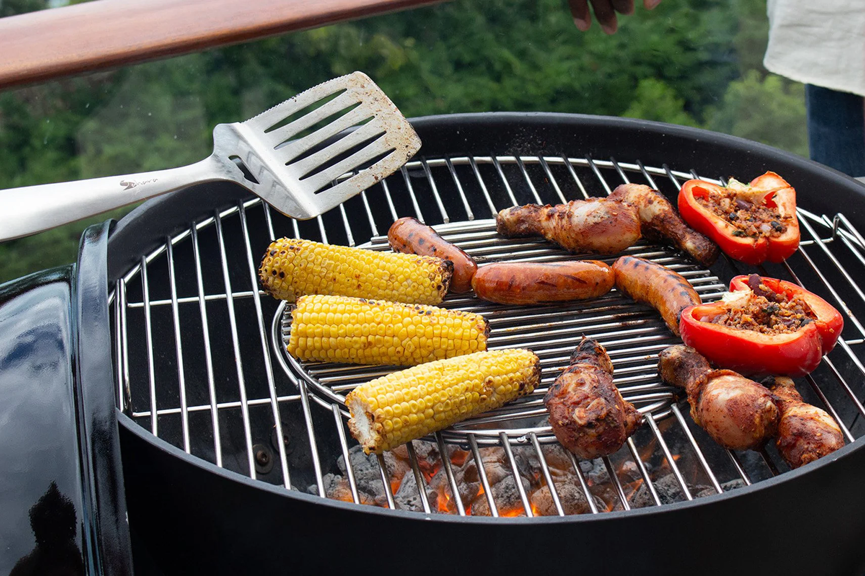 Sahara Forge Charcoal BBQ (Black) - Image 4