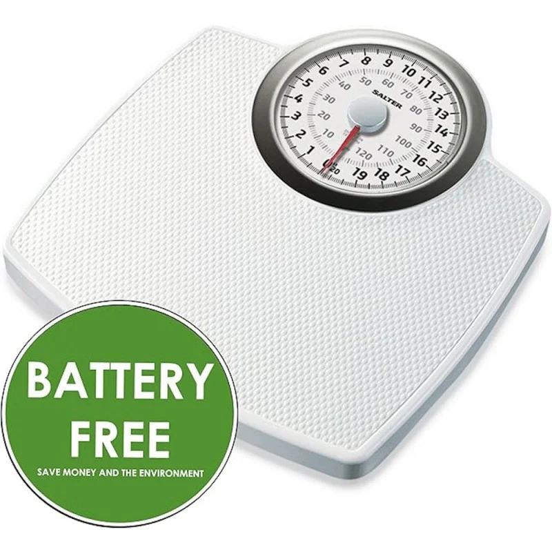 Salter Classic Mechanical Bathroom Scale White - Image 2