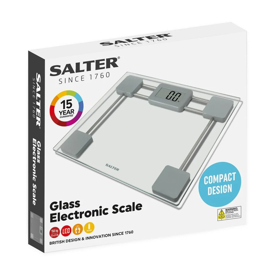 Salter Electronic Glass Bathroom Scale - Image 6