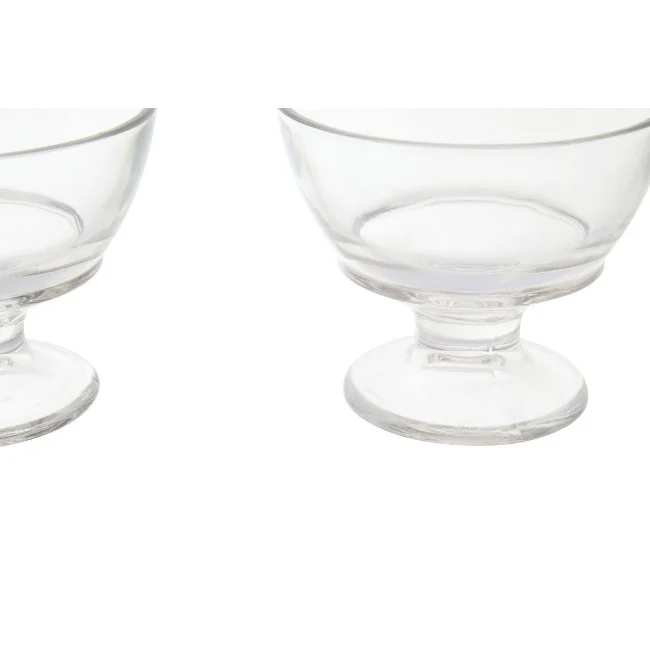Set of Four Round Glass Torta Dessert Dishes - Image 3