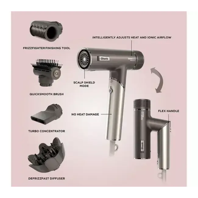 Shark SpeedStyle Pro FLEX 4-in-1 High-Velocity Hair Dryer - Image 4