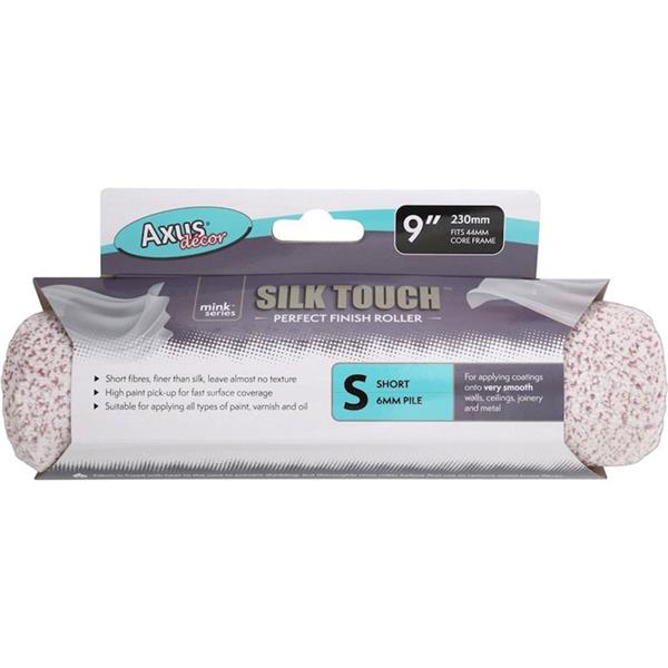 Axus Silk Touch Perfect Finish Roller, Short Pile 9 Inch