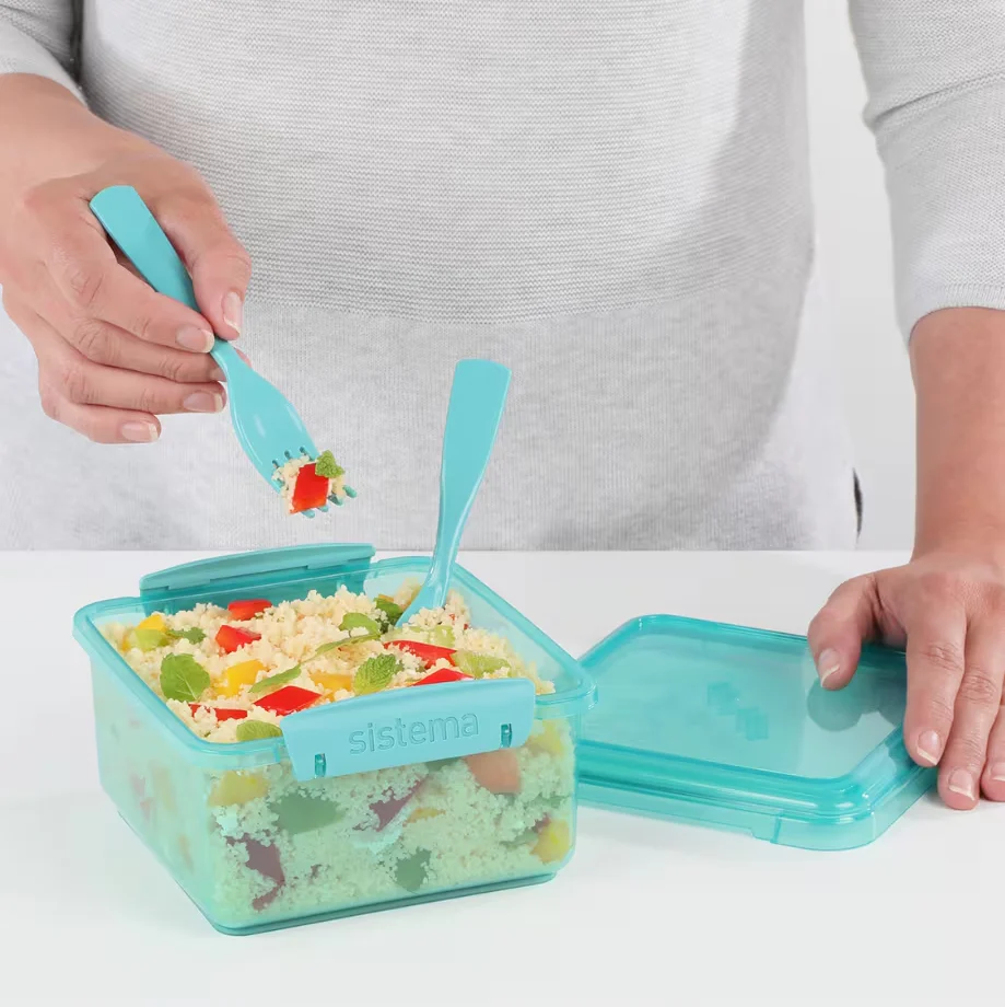 Sistema Klip It Lunch Plus with Cutlery