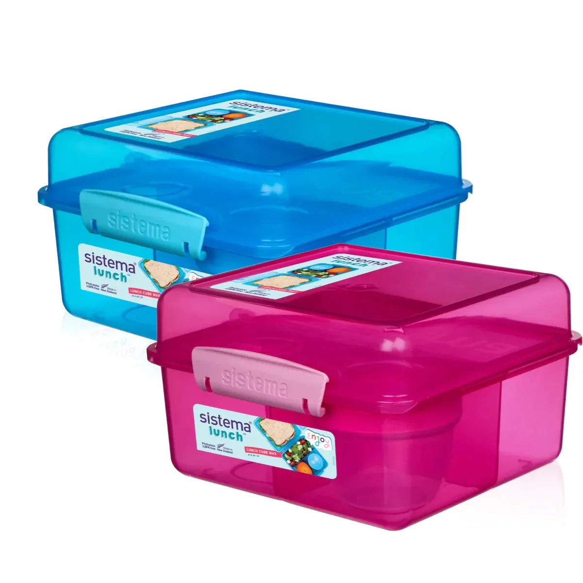 Sistema Lunch Cube with Yogurt Pot