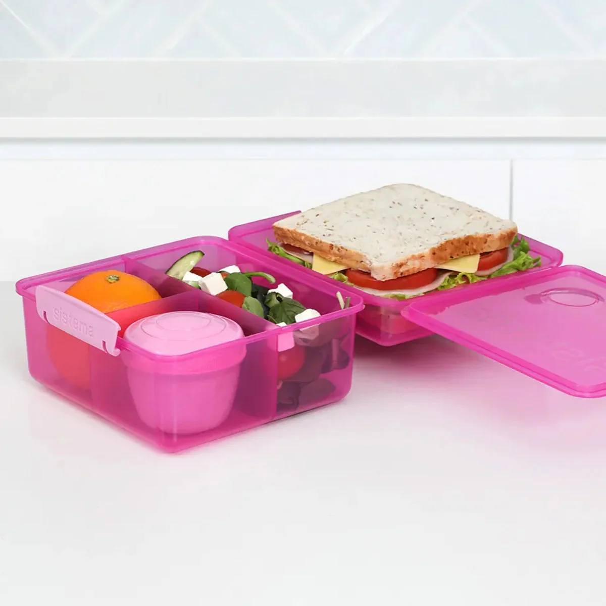 Sistema Lunch Cube with Yogurt Pot - Image 3