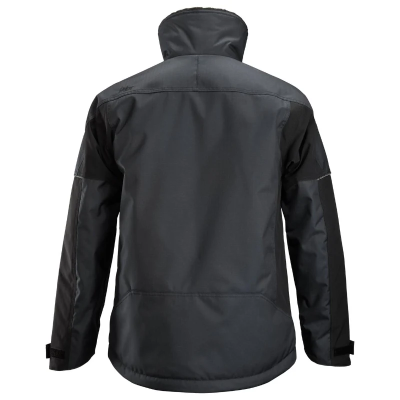 Snickers 1148 Allround Work Winter Jacket | Steel Grey & Black - Image 2