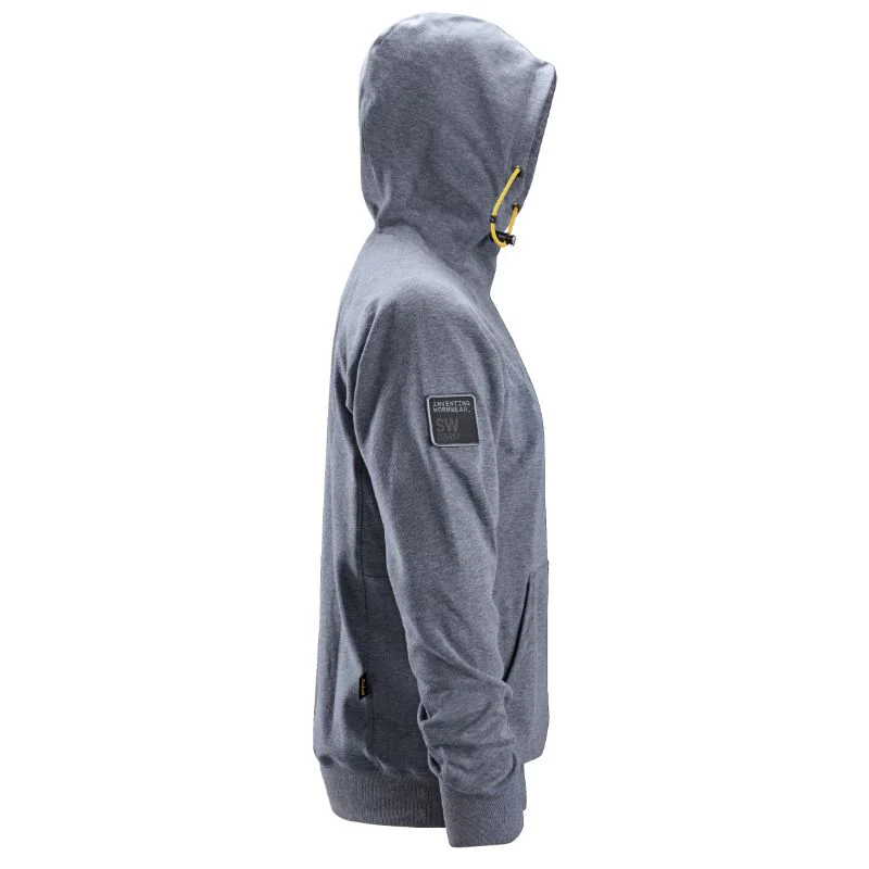 Snickers 2881 Logo Hoodie | Dark Blue Melange - 3400 - Image 2