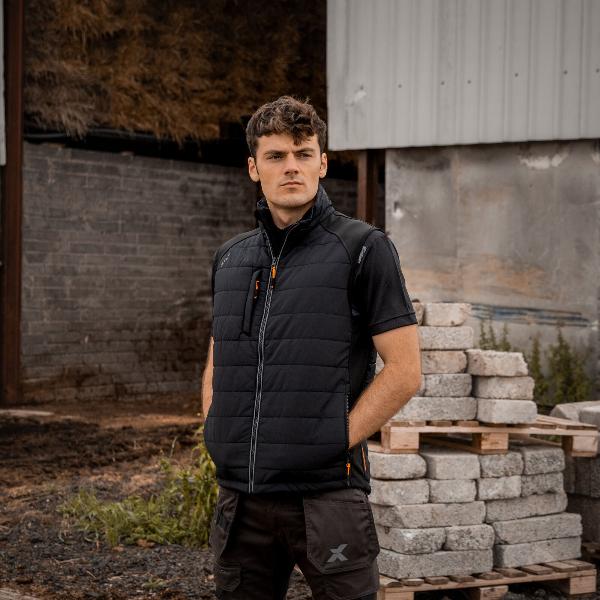 Xpert Pro Rip-Stop Panelled Bodywarmer Black - Image 2