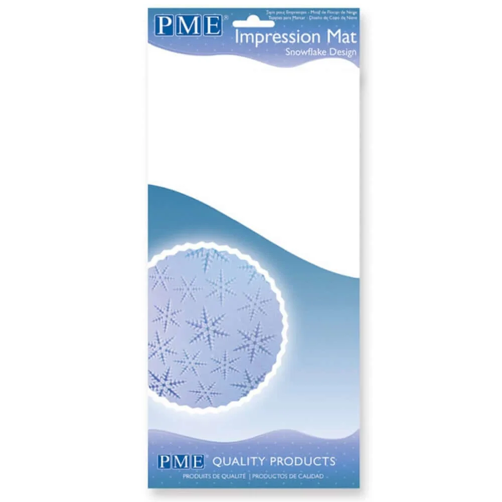 Snowflake Design Impress Mat