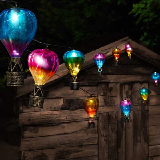 Solar Garden SkyRunner String Lights - Set of 10