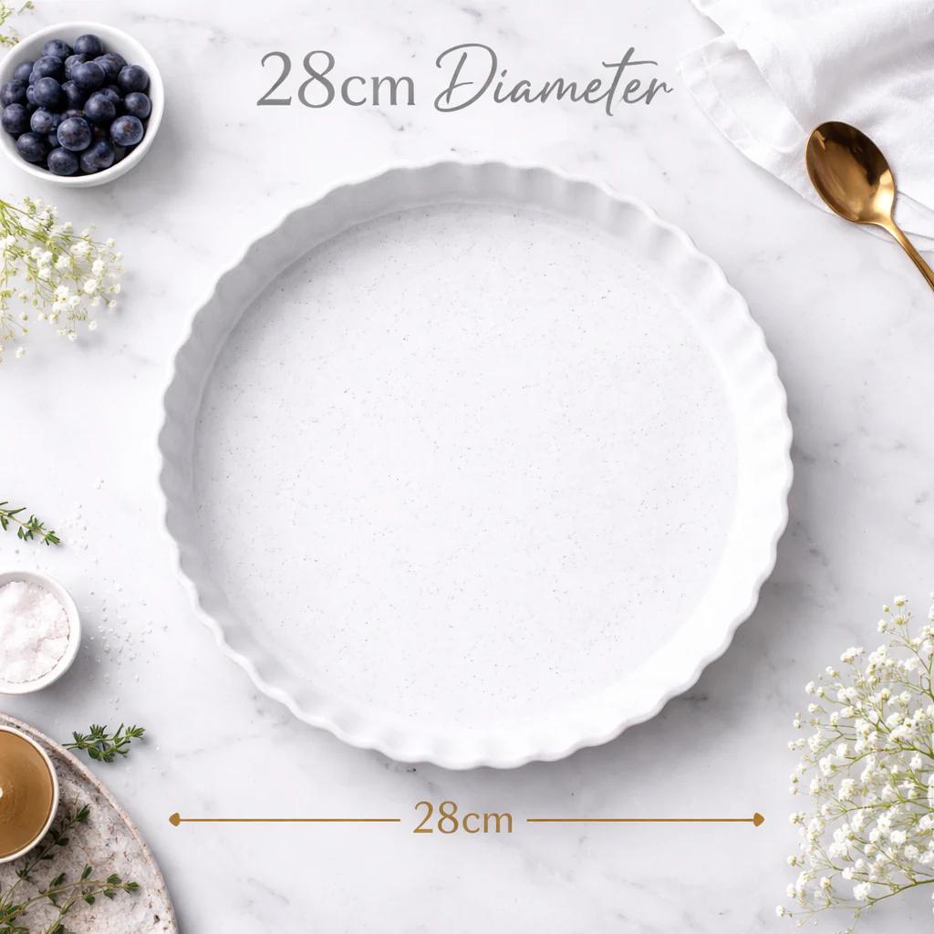 Crystal Pie Dish 28x28cm - Image 4