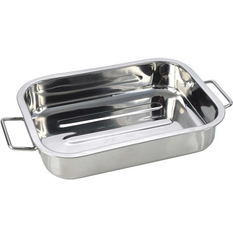 Pendeford 40cm Stainless Steel Roasting Tray - Image 3