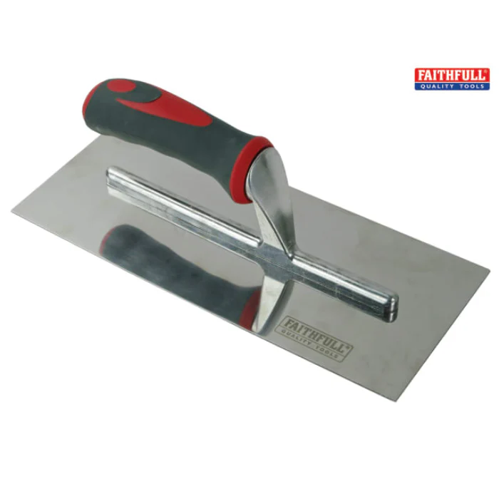Stainless Steel Plasterers Finishing Trowel 11 X 4 inch (280 x 120mm) - Image 2