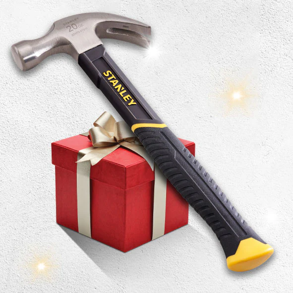Stanley Fibreglass Claw Hammer 20oz - Image 2
