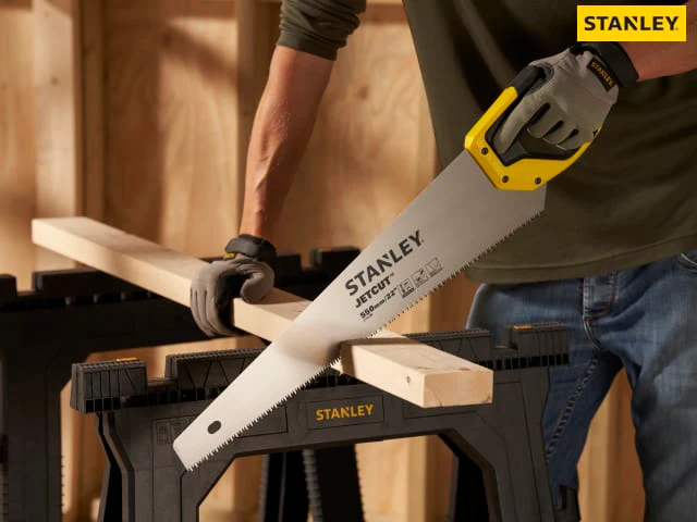 Stanley Jet Cut Heavy-Duty Handsaw 550mm (22in) 7 TPI - Image 3