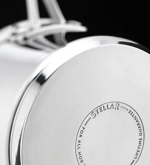 Stellar 5 Piece Draining Saucepan Set - Image 4