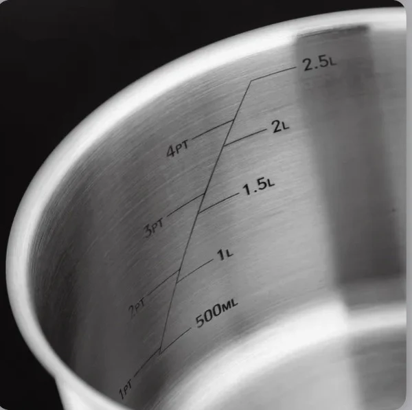 Stellar 7000 24 cm Stainless Steel Stockpot - Image 4
