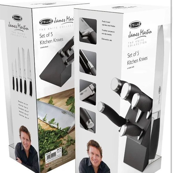 Stellar James Martin 5 Piece Knife Block Set - Image 4