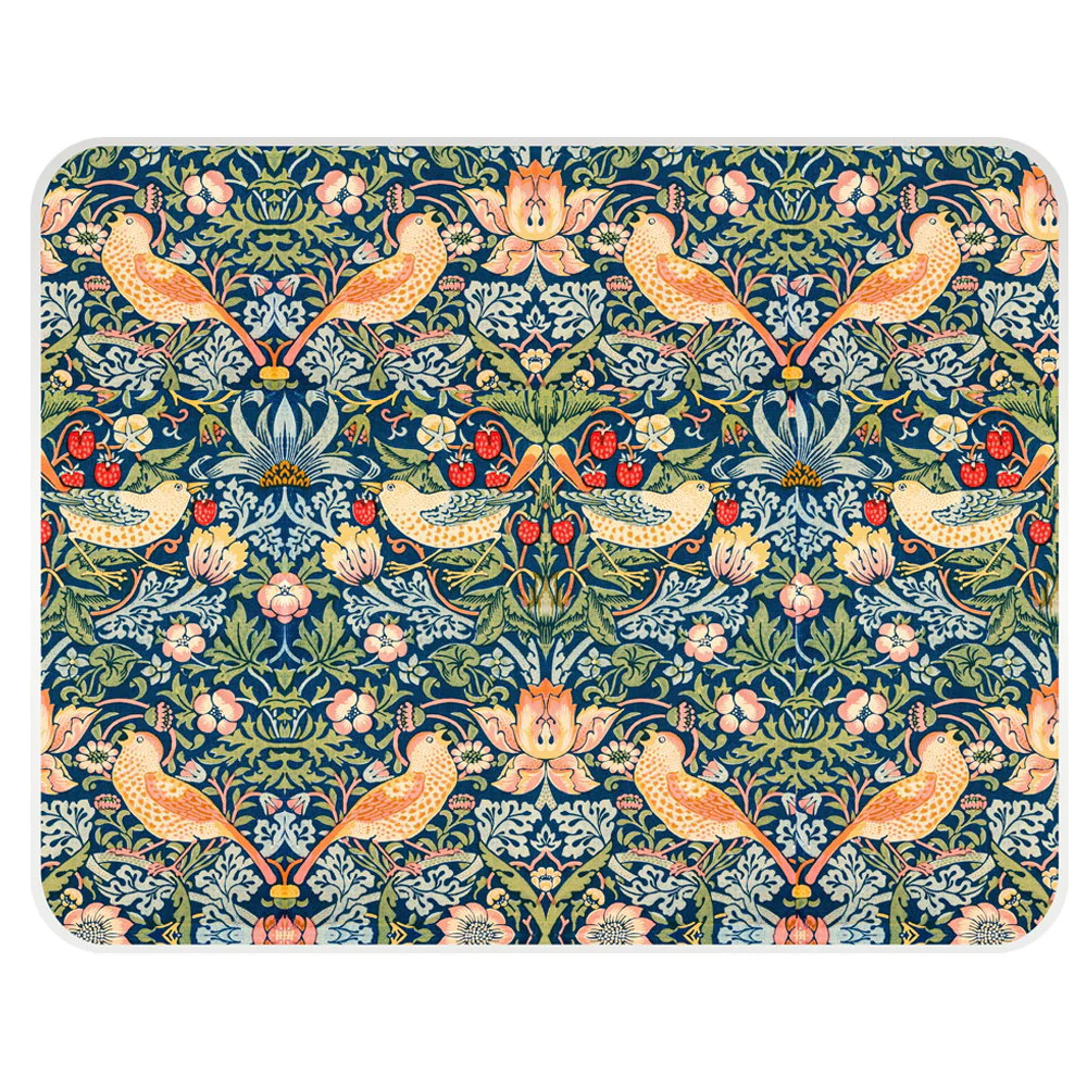 Strawberry Thief Glass Worktop Protector 30 x 40cm Chopping Board