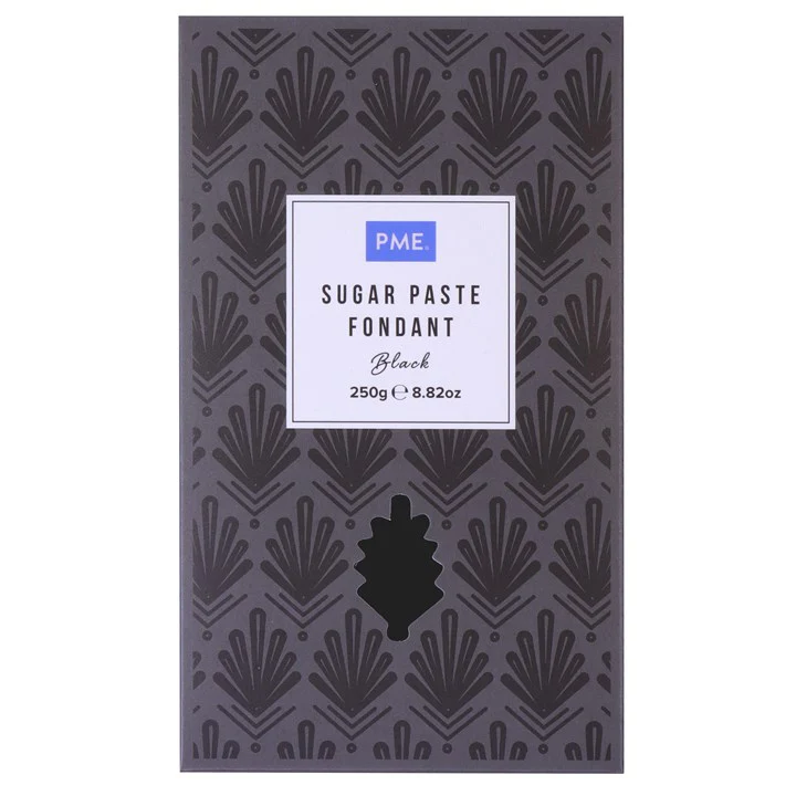 PME Sugar Paste Fondant – Black 250g
