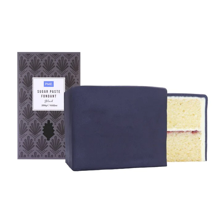 PME Sugar Paste Fondant – Black 250g - Image 2