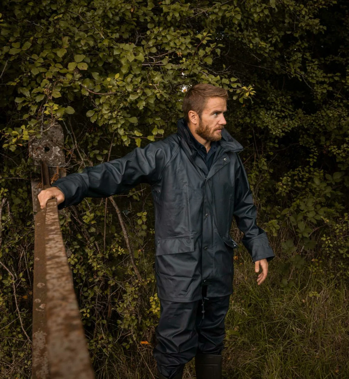 Swampmaster No-Sweat Stormgear Waterproof Jacket Navy - Image 7