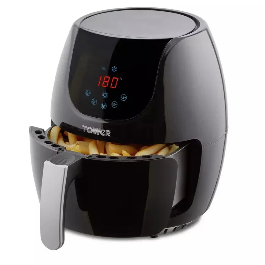 Tower 4L Digital Air Fryer - Black - Image 2