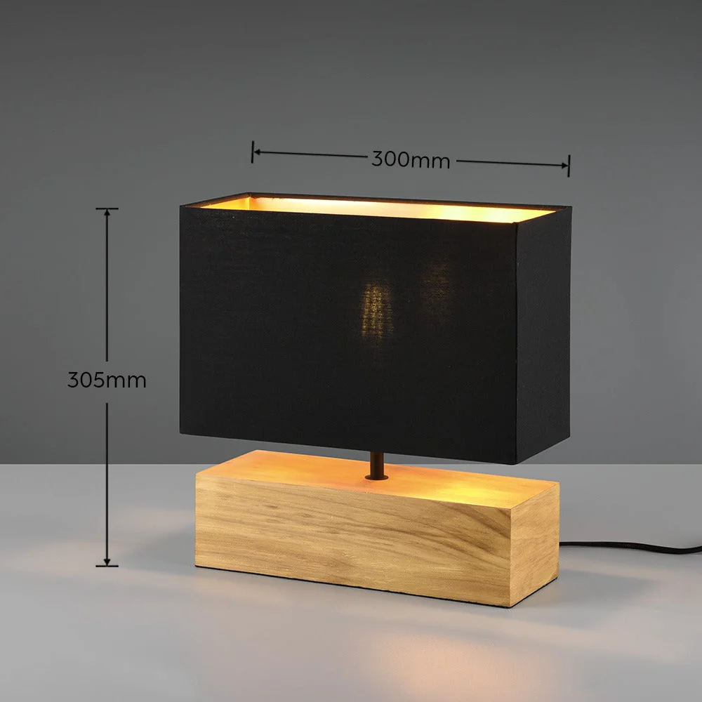 Trio Lighting Woody Table Lamp - Image 2
