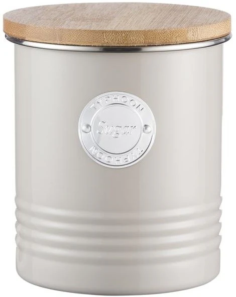 Typhoon 1 Ltr Living Collection Putty Sugar Canister