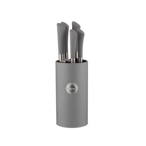 Typhoon Living Grey Knife Block