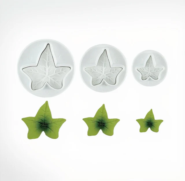Veined Ivy Leaf Cutter Set – 3 Piece