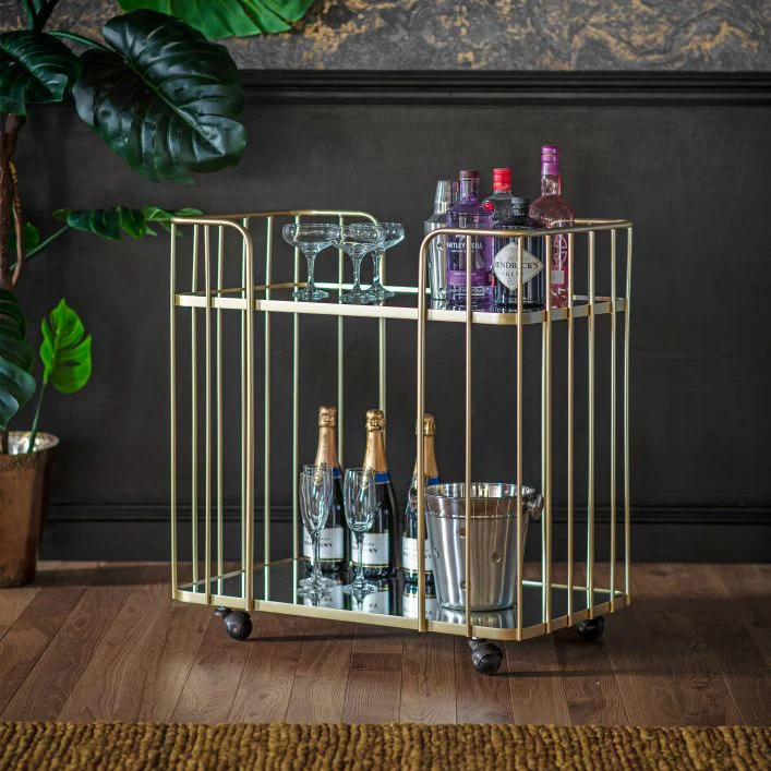 Verna Drinks Trolley - Champagne - Image 2