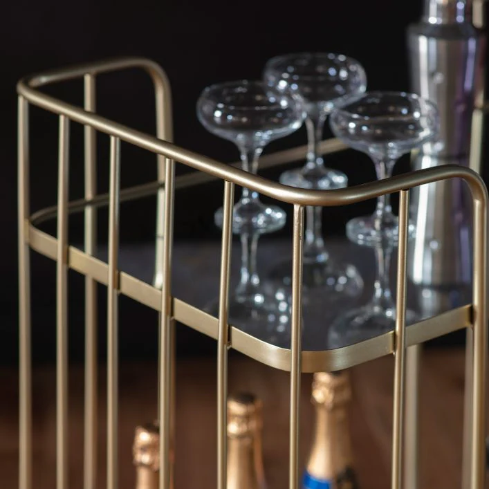 Verna Drinks Trolley - Champagne - Image 3