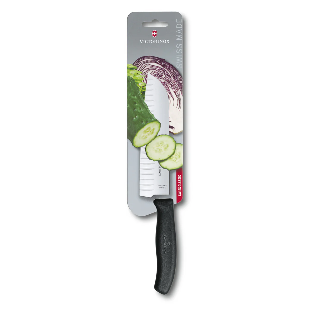 Victorinox Santoku Knife Fluted 17cm - Image 4