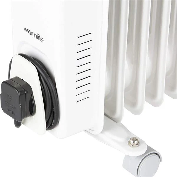 Warmlite 2kw 9 Fin Oil Filled Radiator Heater - Image 2