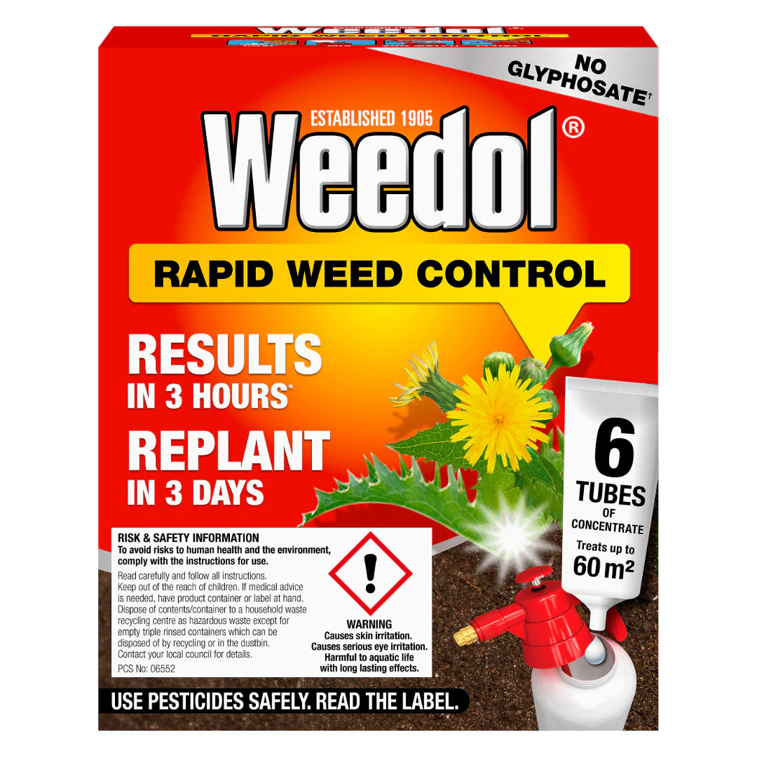 Weedol Path & Gravel Control Concentrated Weed Killer 6 Tubes