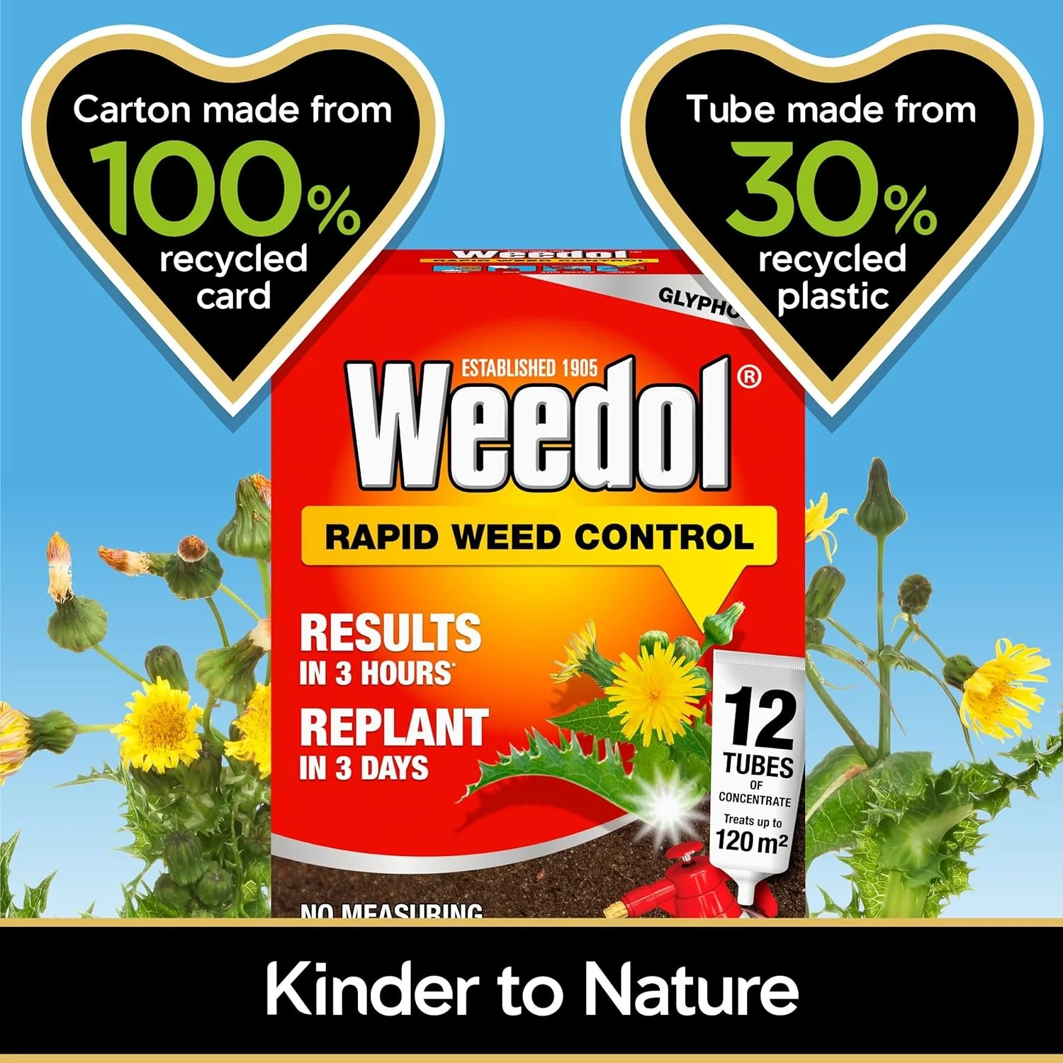 Weedol Path & Gravel Control Concentrated Weed Killer 6 Tubes - Image 6