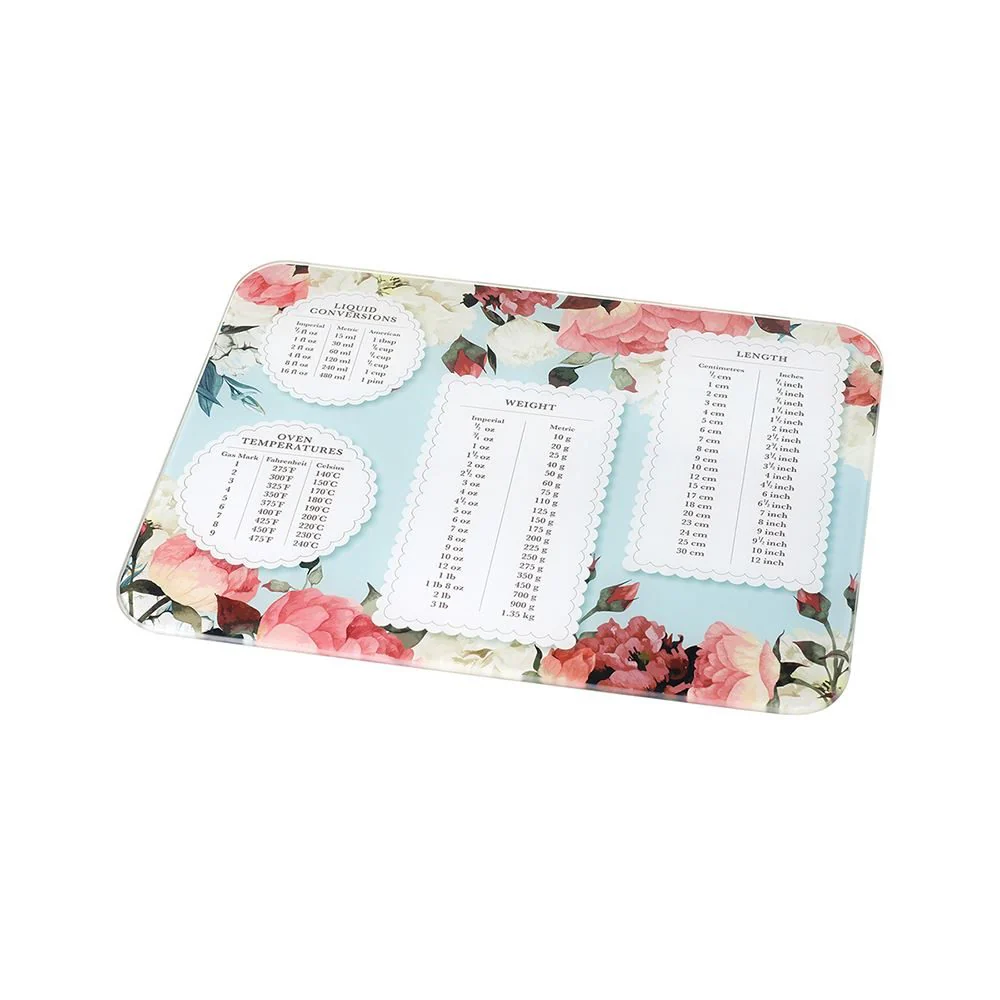 Weights & Measures Floral 40 X 30cm Medium Worktop Protector