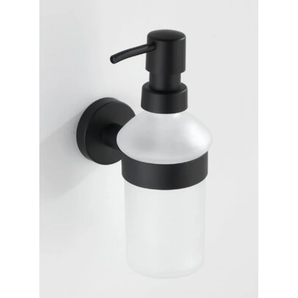 Wenko Bosio Matt Black Soap Dispenser