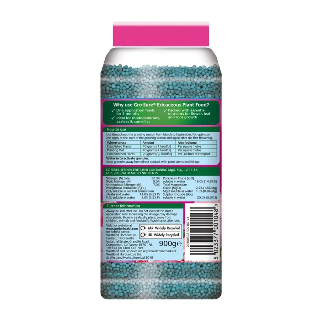 Westland Ericaceous Plant Food Granules-  900g - Image 2